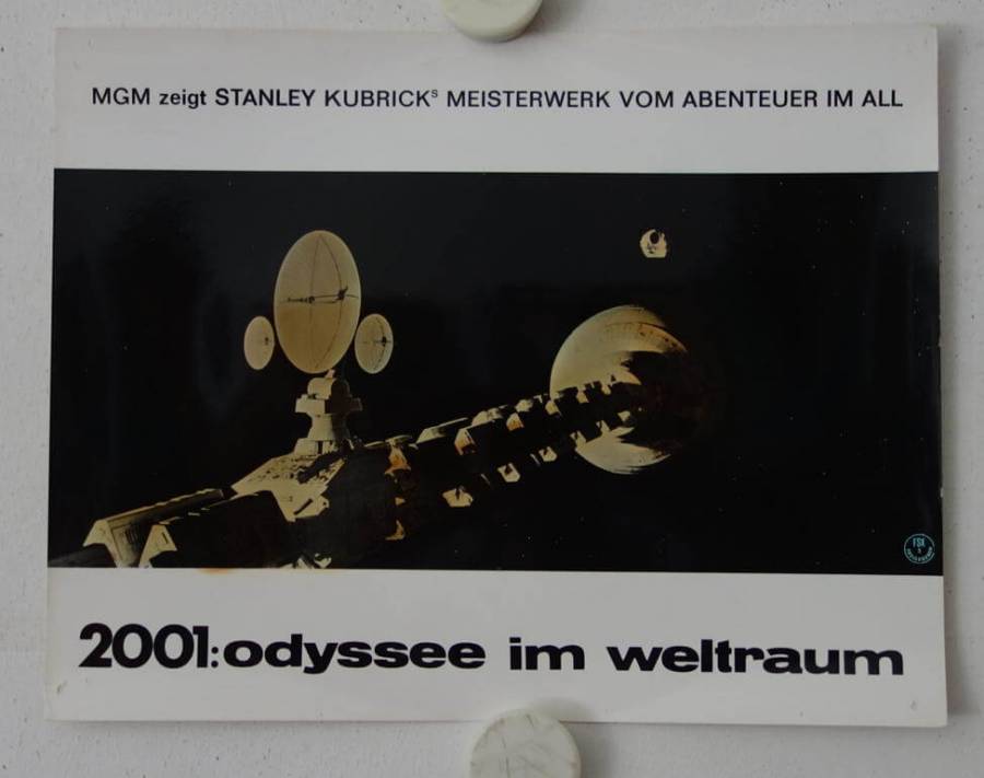 2001: Odyssee im Weltraum originales deutsches Aushangfoto